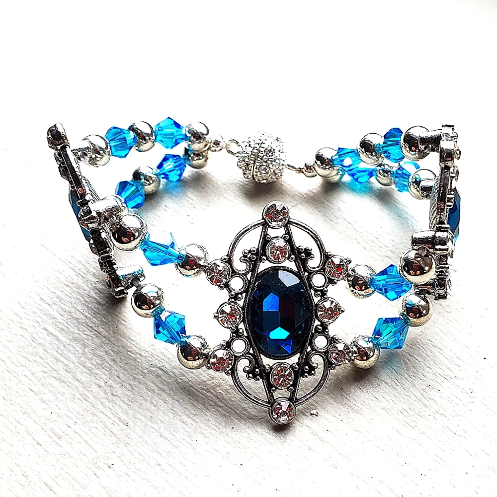 Hand crafted beaded bracelet